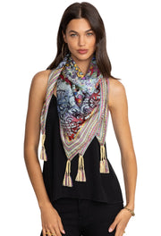 Johnny Was Akai Silk Scarf - C91324-E