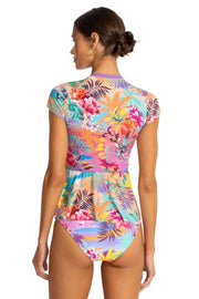 Johnny Was Zeru Wrap Tankini Top - CSW6025-A
