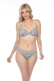 Johnny Was Zebra Twist Top - CSW7422-M