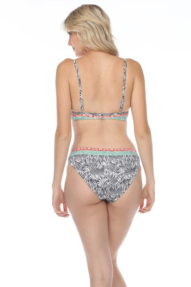 Johnny Was Zebra Twist Top - CSW7422-M