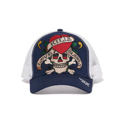 Ed Hardy Heart Skull Hat Navy - EHH0001-4