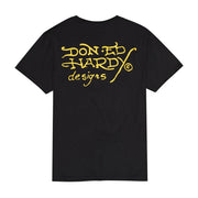 Ed Hardy Men's Cowboy Skull Throwback Rhinestone Tee - EHM1100-147RS