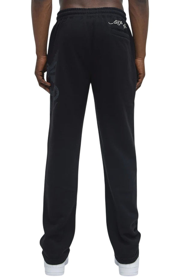 Ed Hardy Men's Death Or Glory Skull Fleece Sweatpants - EHM8003-11