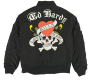 Ed Hardy Men's LKS Skull Bomber Jacket - EHMO1202-1