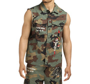 Ed Hardy Panther Twill Jacket - EHMSJ0001-1