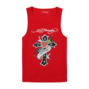 Ed Hardy Cross Rhinestone Tank Top - EHW1207-2RS