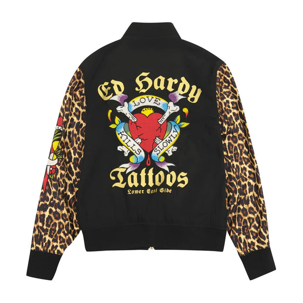 Ed Hardy Tiger Dagger Souvenir Jacket - EHWS7100-1