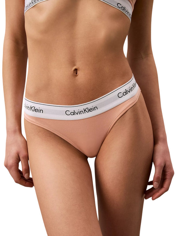 Calvin Klein Women's Modern Cotton Thong Panty - F3786