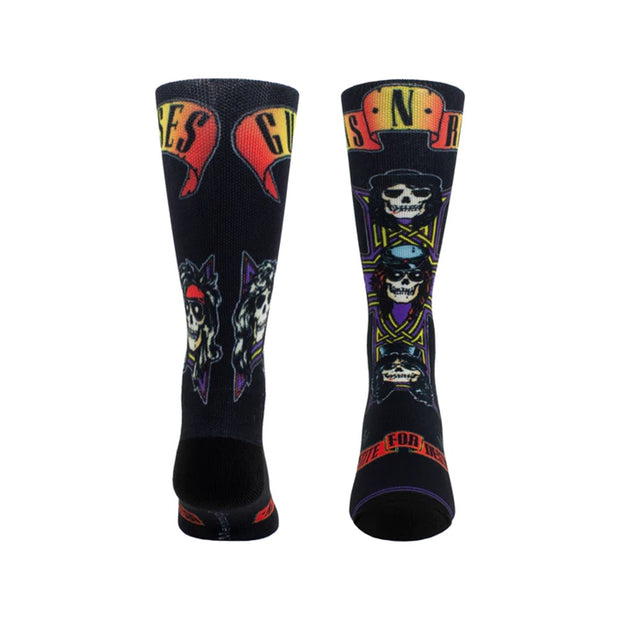 Perri's Socks GUNS N' ROSES Appetite Cross Sock - GRA304-001