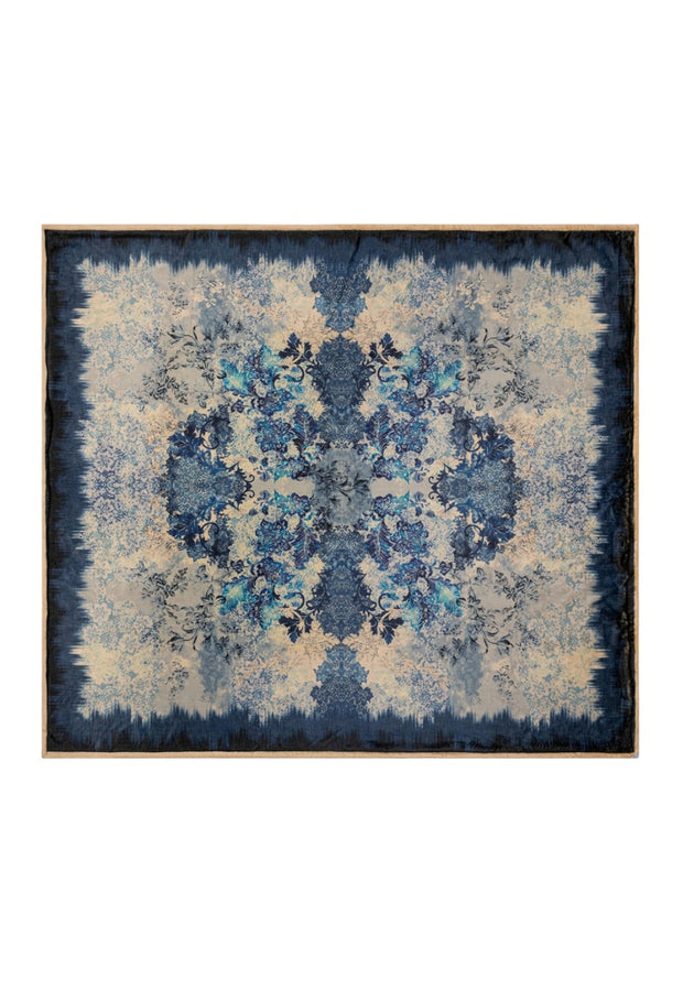 Johnny Was Denim Lace Laurel Canyon Cozy Blanket - H17325-2