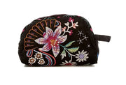 Johnny Was Colette Velvet Makeup Bag - J05324-O