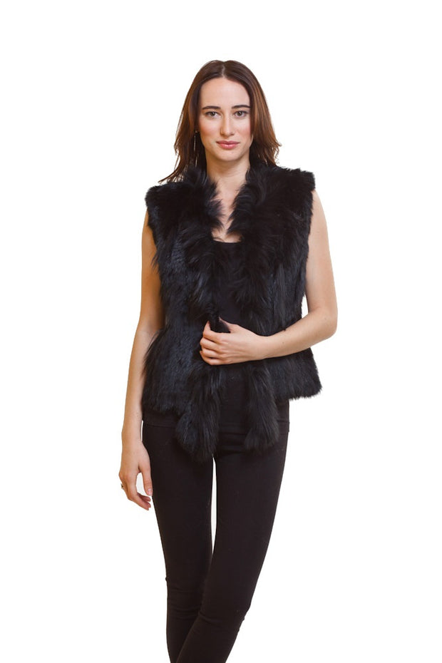 Love Token Raven Fur Vest - LT06-06