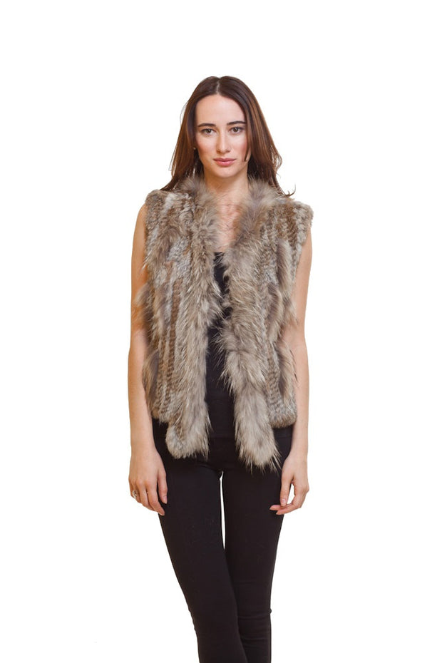 Love Token Raven Fur Vest - LT06-06