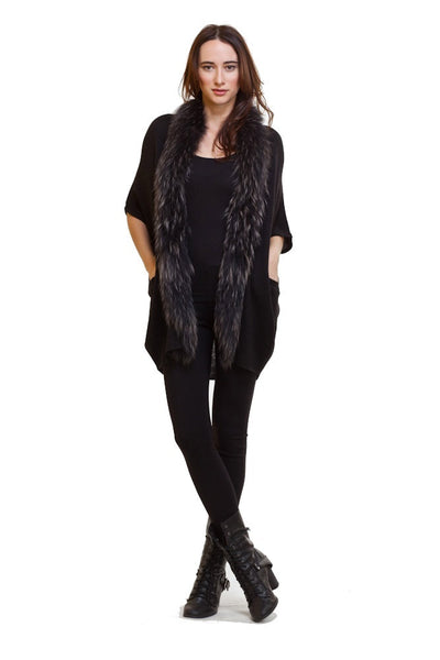 Love Token Fur Trim Cardigan - LT06-22