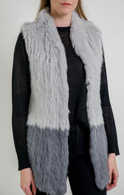 Love Token Elyse Genuine Rabbit Fur Vest - LT06-40NR