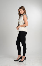Love Token Jane Genuine Rabbit Fur Vest - LT10-59