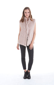 Love Token Eliza Genuine Real Rabbit Fur Vest - LT10-65