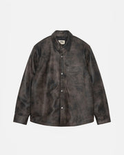 Stussy Leather Overshirt - 1118314