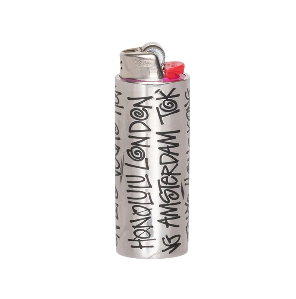 Stussy City Metal Lighter Case Silver - 138951 – Treasure