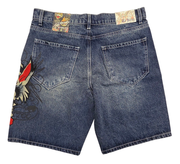 Ed Hardy Men's Wolf Skater Short - MEHD8002-11