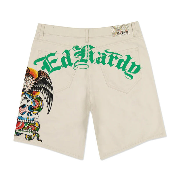 Ed Hardy Battle Skull Skater Short - MEHD8002-2