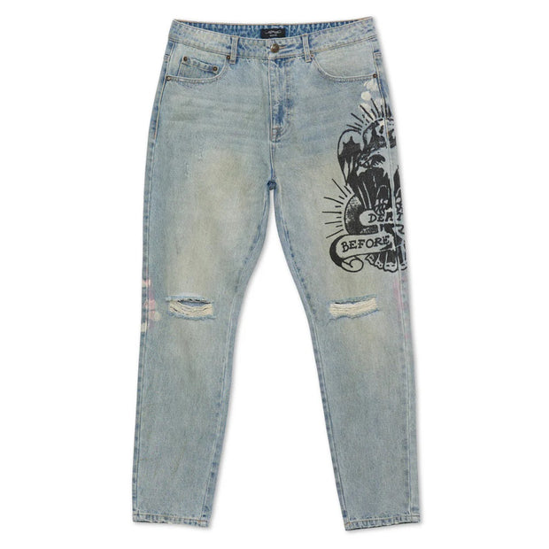 Ed Hardy Eagle Slim Taper Jean - MEHD8301-1