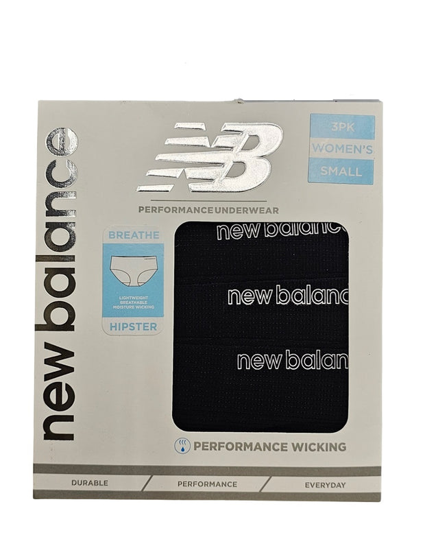 New Balance Women's Performance underwear Breathable Hipster 3 Pack - NB1046-3