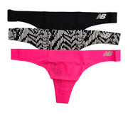 New Balance Women's Performance underwear Breathe Thong 3 Pack - NB1048-3