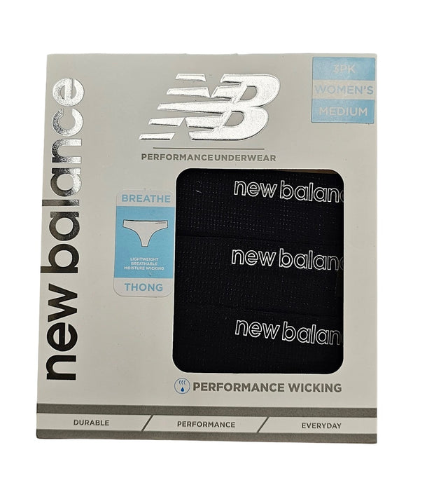 New Balance Women's Performance underwear Breathe Thong 3 Pack - NB1048-3