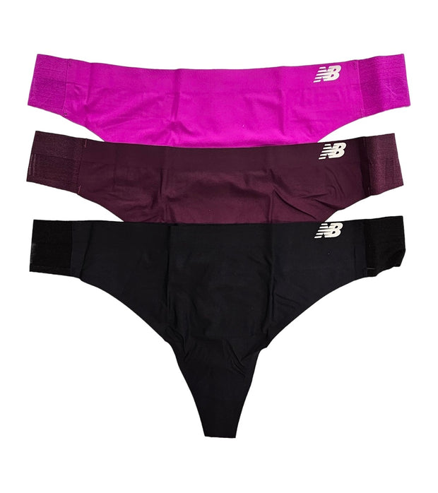 New Balance Women's Hybrid Underwear Thong 3 Pack - NB1072-3 (926N)