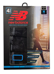 New Balance Men's Athletic Mesh Boxer Brief 4 Pack - NB3015-4