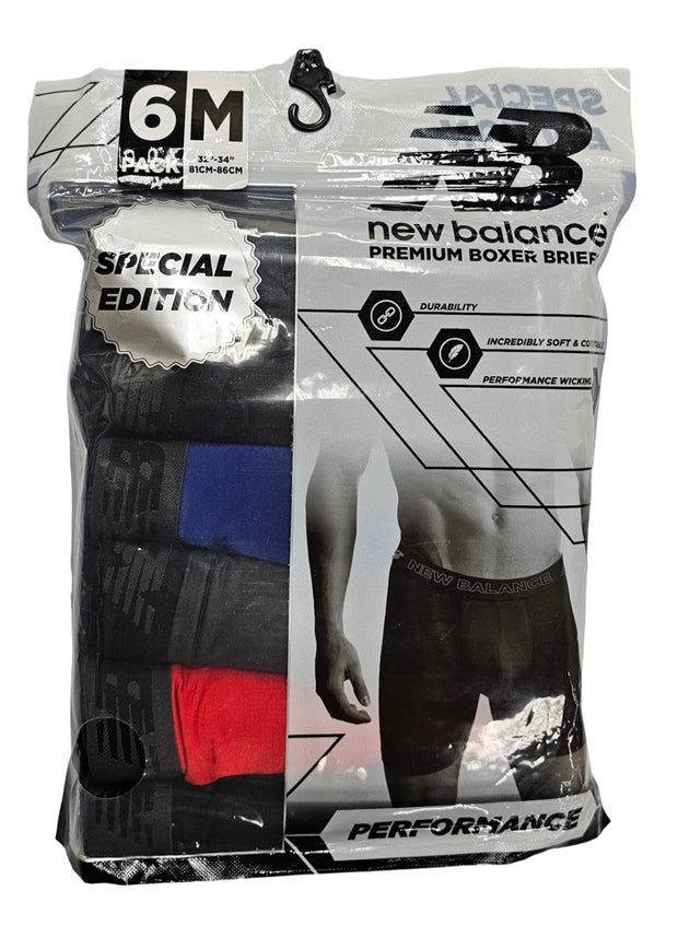 New Balance Premium Boxer Briefs Special Edition 6 Pack - NB3049-6