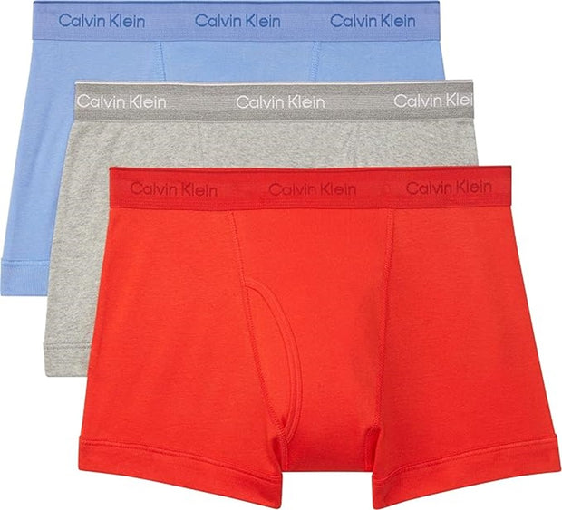 Calvin Klein Men's Underwear Cotton Classics Trunk 3 Pack - NB4002