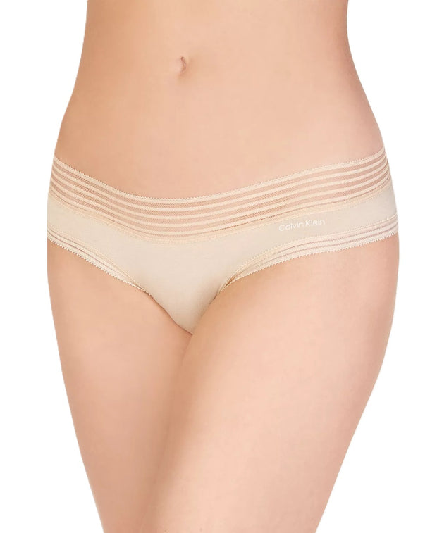 Calvin Klein Striped-Waist Hipster Underwear - QD3672
