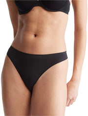 Calvin Klein Bonded Flex Mid Rise Thong Panty - QD3958