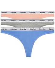 Calvin Klein Modern Logo 3-Pack Low Rise Thong - QD5209