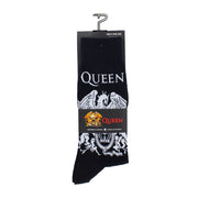 Perri's Socks Queen White Crest Crew Socks - QUC105-001