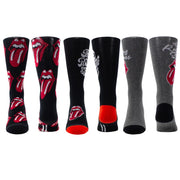 Perri's Socks The Rolling Stones Assorted Crew Socks 3 Pair - RSC371-001