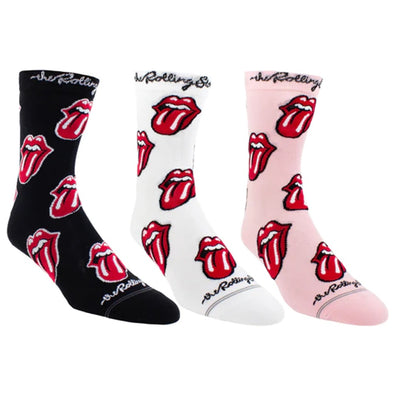 Perri's Socks The Rolling Stones Women's Assorted Crew Socks - RSC372-005