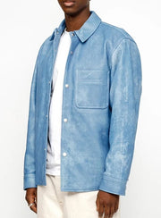 Stussy Leather Overshirt - 1118314