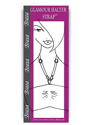 BRAZA S5400 Glamour Halter Strap Black