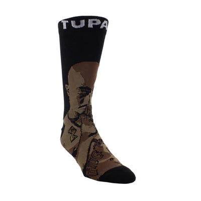 PERRI'S SOCKS Tupac Praying Hands Crew Socks - TUC004