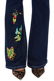 Ed Hardy Butterflies Bootcut Jeans - WEHD8800-2