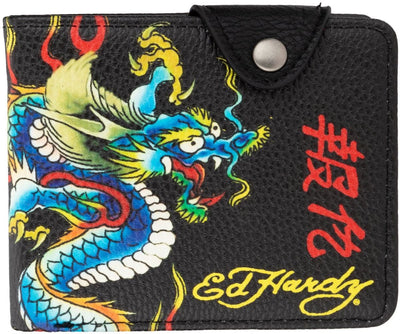 Ed Hardy Dragon Bifold Wallet - WI91626EHQA