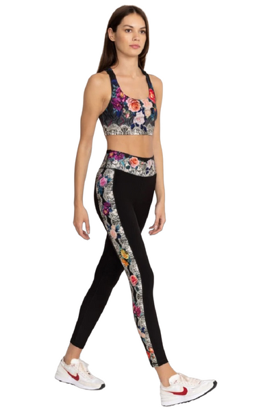 Johnny Was Rose Lace Bee Active Legging w/ Pockets - A4223B6