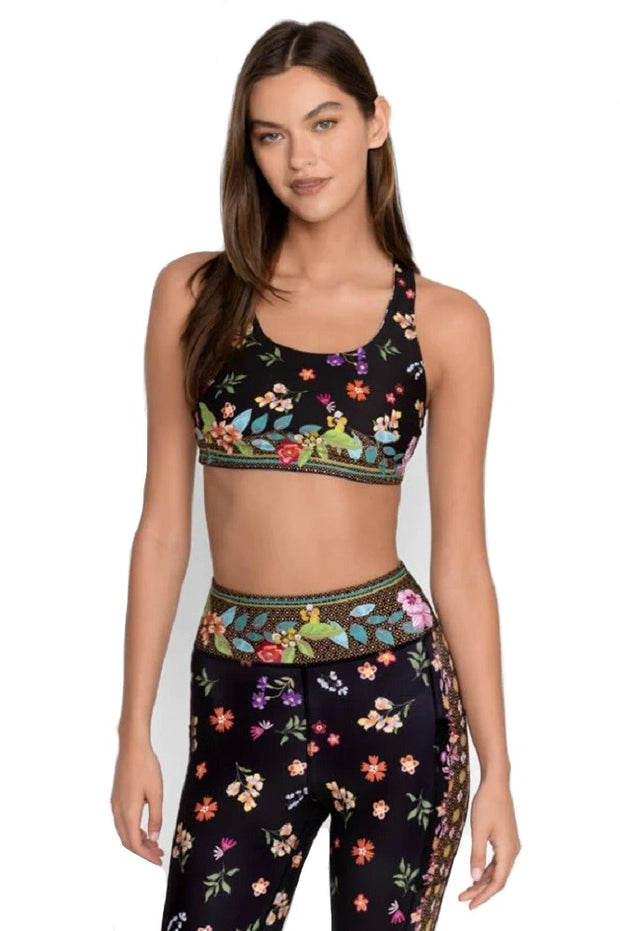 Johnny Was Otti Bee Active Reversible Sports Bra - A9823-4