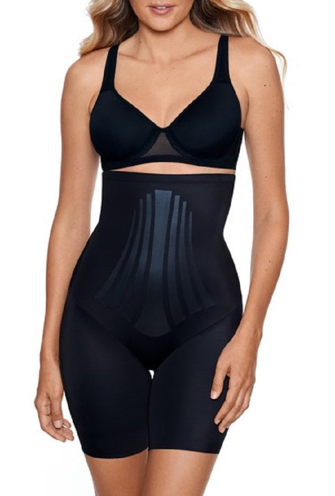 Buy Spanx Wo Spanx Under Sculpture High Waist Mid Thigh Corset Shaper -  Very Black At 25% Off