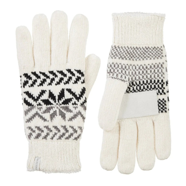 Isotoner Women’s Chenille Snowflake Gloves - 30423
