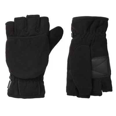 Isotoner Women's Smart Dri Woven Sport Flip Top Gloves - 30542