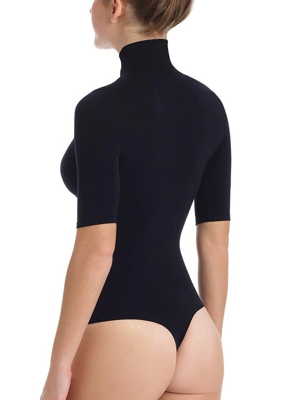 Commando Ballet Short Sleeve Turtleneck Bodysuit One SIze - KT036